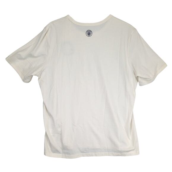 NWT Puma Manchester City Football Club Men's XL T-Shirt, Beige Patch Logo Soccer - Picture 3 of 6